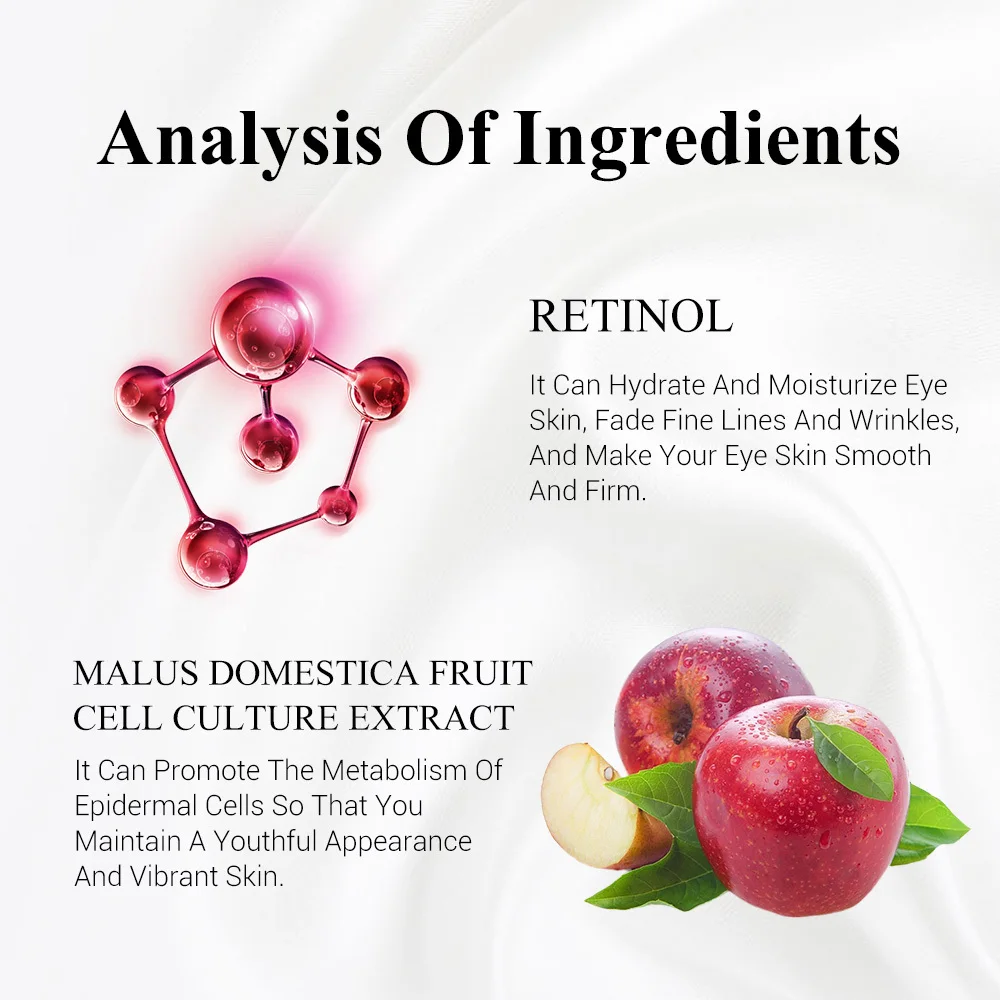 

BREYLEE Retinol Eye Cream Lifting Firming Anti-aging Anti Wrinkle Anti-Eye Bags Eyes Care Ageless Nourishing Whitening Serum