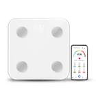 Цифровые умные весы, умный присветодиодный для измерения индекса массы тела, с Bluetooth, анализатор состава жира, для ванной комнаты