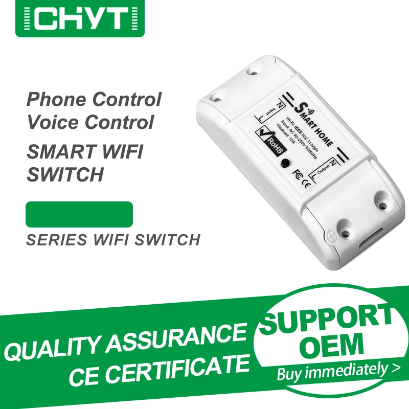 

Free Shipping WiFi Light Switch Universal Breaker Timer Smart Life APP Wireless Remote Control Works with Alexa Google Home