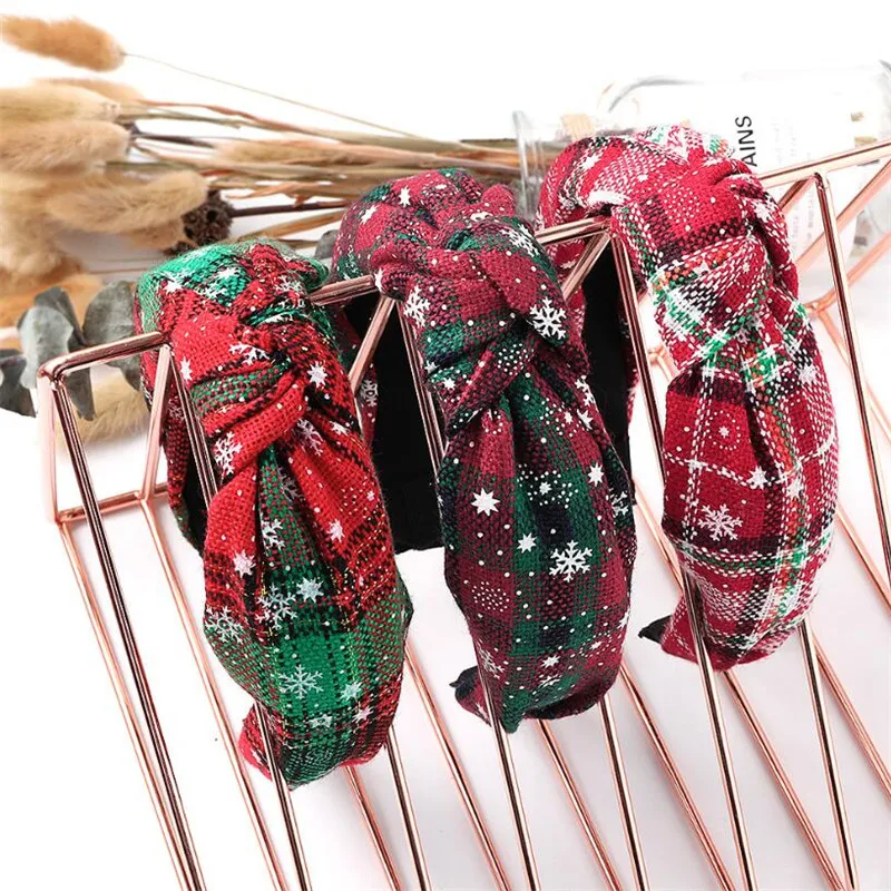 

New Fashion Cloth Hair Bands For Women Christmas Gift Party Cloth Headband Bow Knot Hair Accessories Wash Face Hair Band