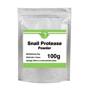 100% Pure Natural Snail Protease Powder Skin Whitening and Anti Aging