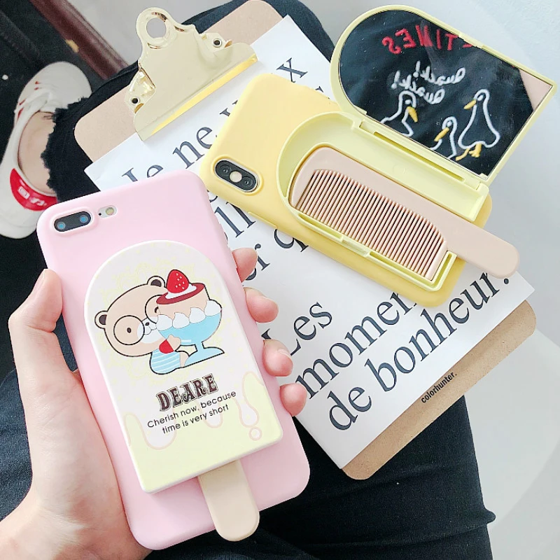 S10 Plus чехол для Samsung A10 A10E A10S A20 A20E A20S A30 A40 A40S A50 A60 A70 A80 M10 M20 M30 M40 зеркало макияжа с