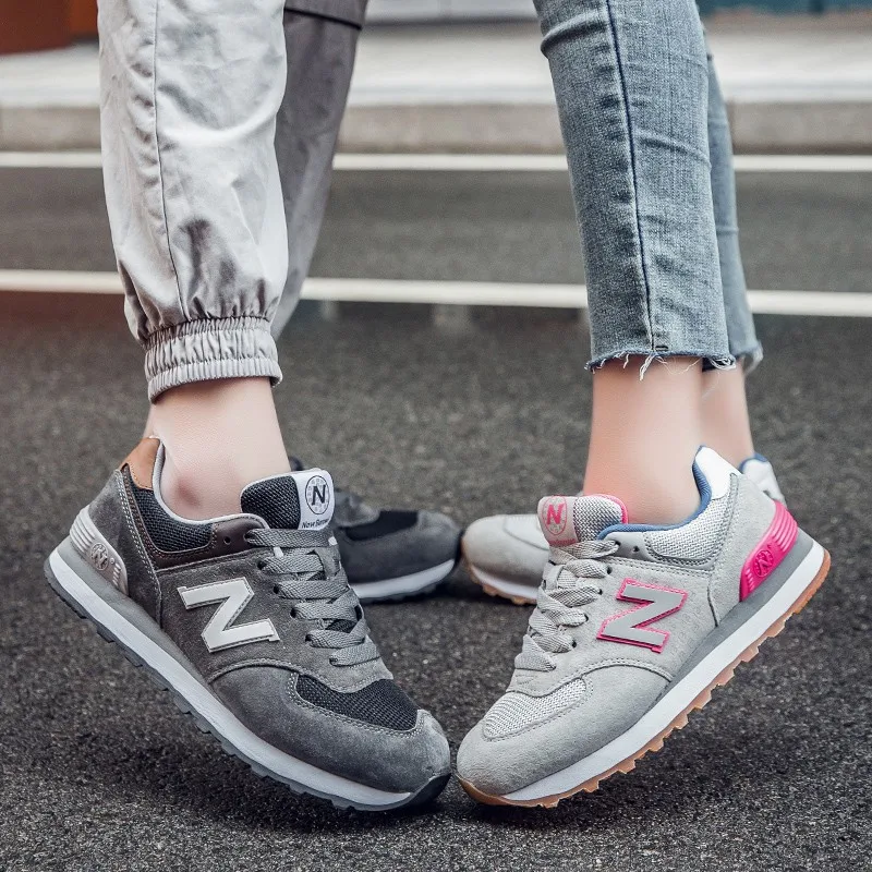 

The new flagship store authentic 999 couple NB balance 574 casual sports shoes men's new color matching hiking shoes
