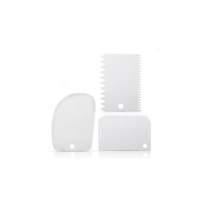 

3PCS/Lot Cream Scraper Irregular Teeth Edge DIY Scraper Cake Decorating Fondant Pastry Cutters Baking Spatulas Tools Wholesale