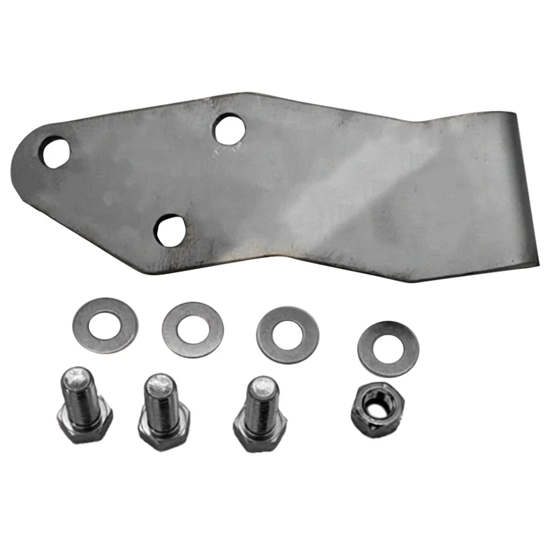 Низкопрофильный кронштейн крепления крутящего момента трансмиссии серебристый