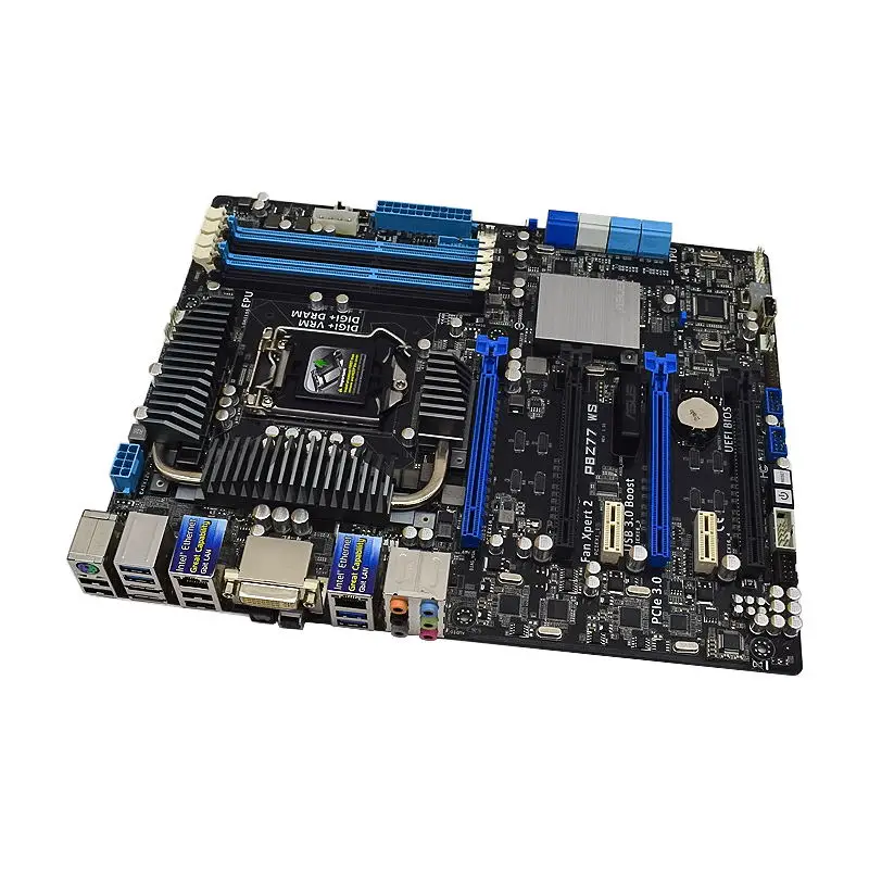 asus p8z77 ws lga1155 intel z77 gaming pc motherboard ddr3 32g 4×pci e x16 usb3 0 sata3 xeon e3 1280 v2 core i7 3770k 2600k cpus free global ship