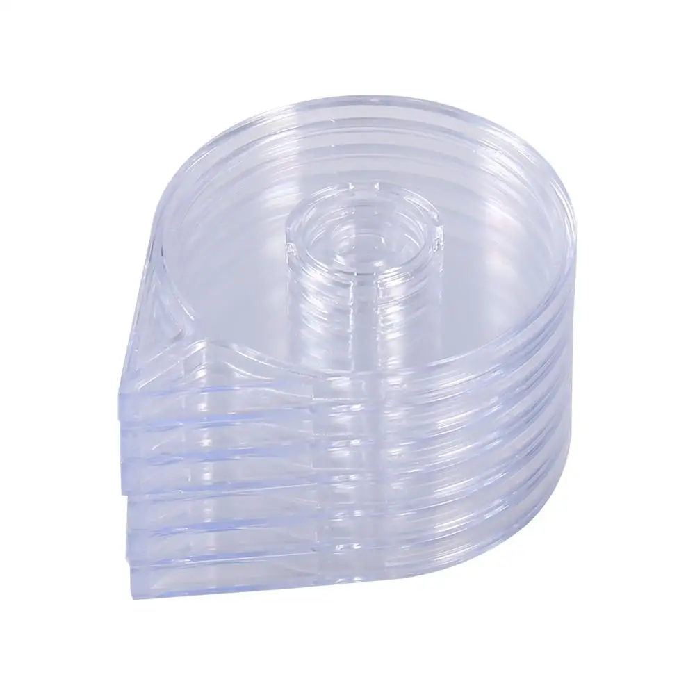 Прозрачная лента для дизайна ногтей 6 шт./компл. футляр наклеек простой в