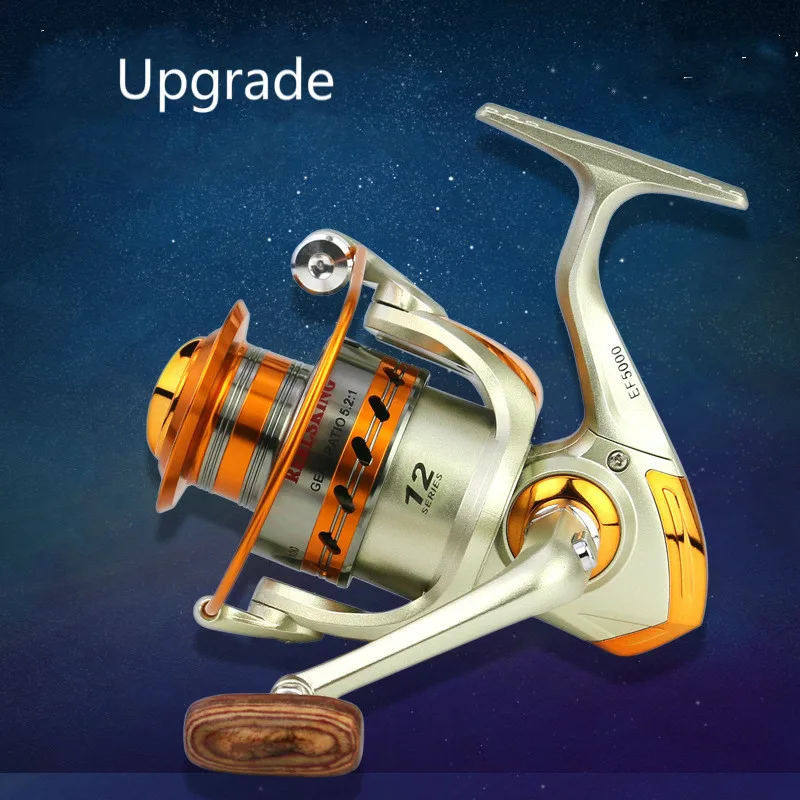 

Metal Rocker Fishing Reel Spinning Wheel Sea Pole Gear All Stainless Steel Handle Line Saltwater Left And Right Hand Swap