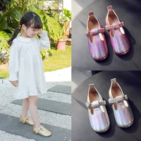 2020new girls leather shoes girls princess shoes kids childrens pu casual girls shoes for dancing and party 4 5 6 7 8 9 10 11t