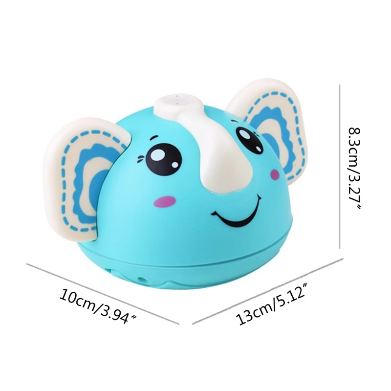 

T8ND Elephant Automatic Spray Water Bath Toy with LED Light Infant Shower Toy for Children's Physical Coordination