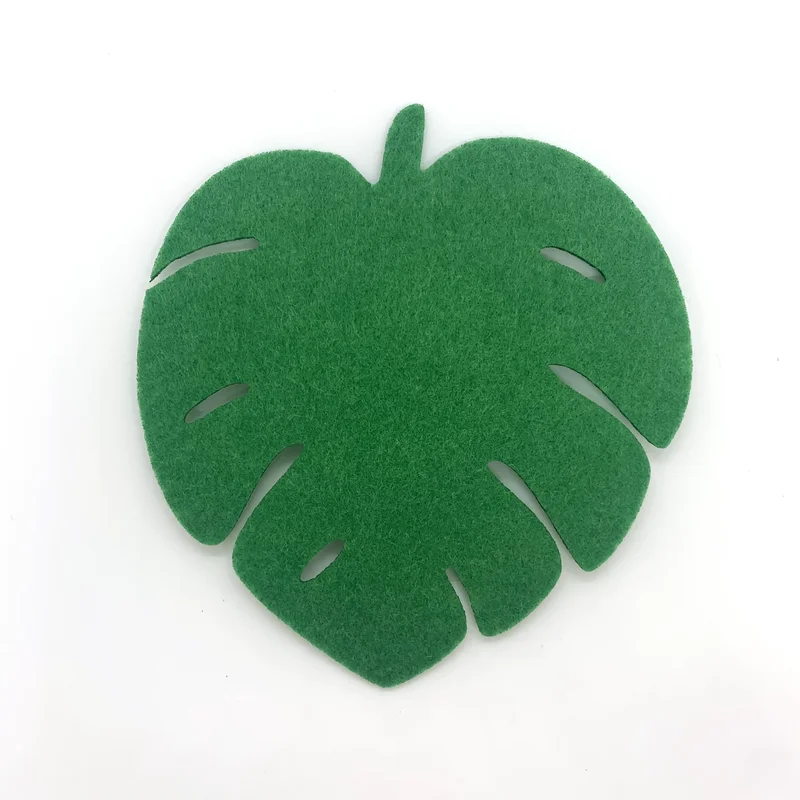 8 шт. фетровые коврики для подставки в виде листьев | Дом и сад