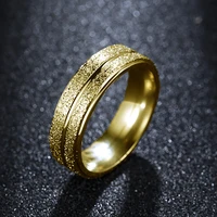 megin d classic simple personality luxury abrazine titanium steel rings for men women couple family friend fashion gift jewelry