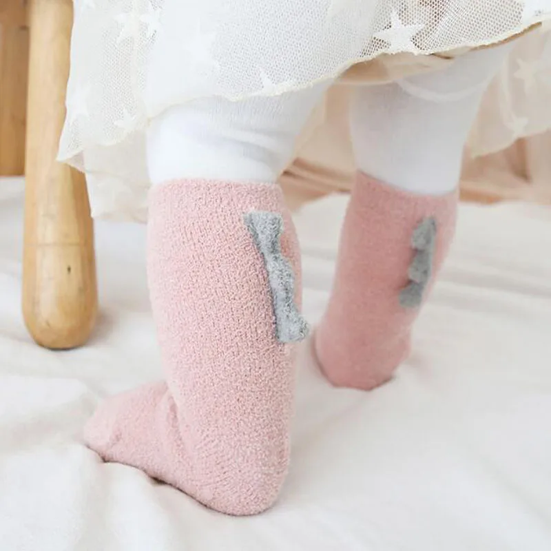 New Coral Velvet Thicker Warm Baby Boys Girls Toddler Socks Anti-Slip Winter Infant Kids Floor | Детская одежда и обувь
