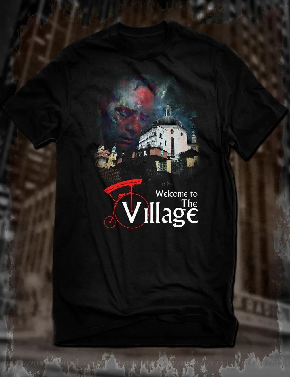 

Футболка с изображением заключенного, Классическая футболка с изображением Патрика макгоохана, деревни номер шесть, стильная футболка на з...