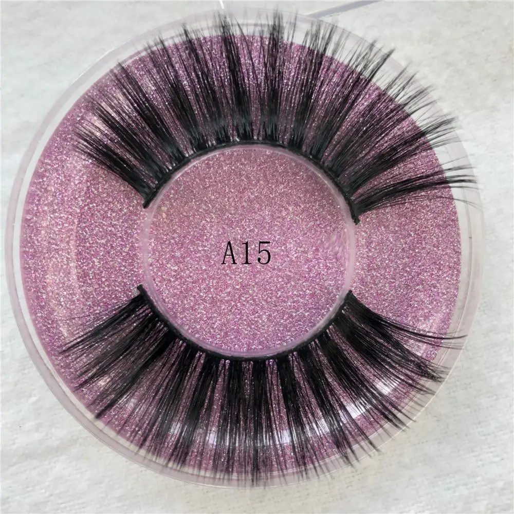 3D накладные ресницы 100% из норки драматические густые длинные пушистые для