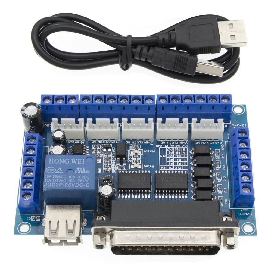 5 осевая печатная плата с ЧПУ оптическим соединителем для шагового двигателя