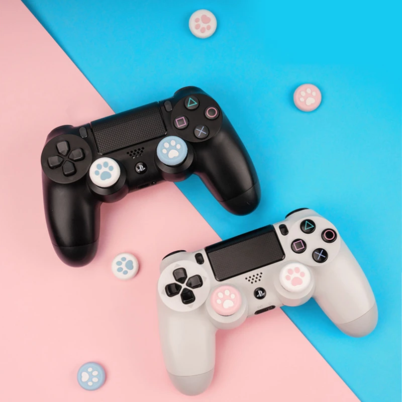 Чехол для геймпада PS4 контроллера Sony PlayStation 3 4 Pro защитный чехол колпачки кошачья