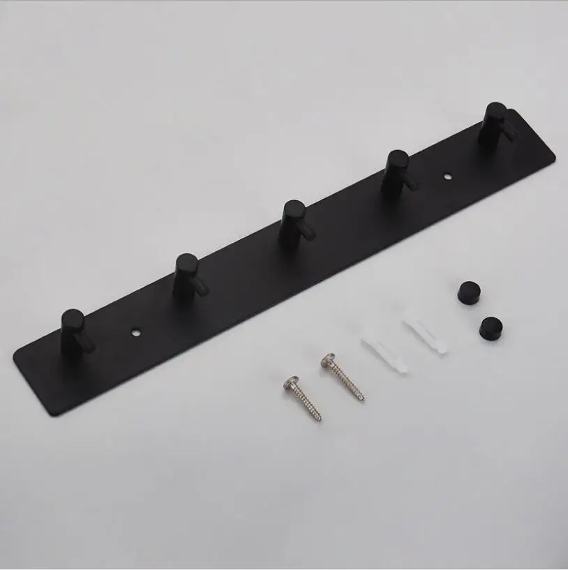 Черный крючок для халата полотенец из нержавеющей стали сумка шляпа одежды