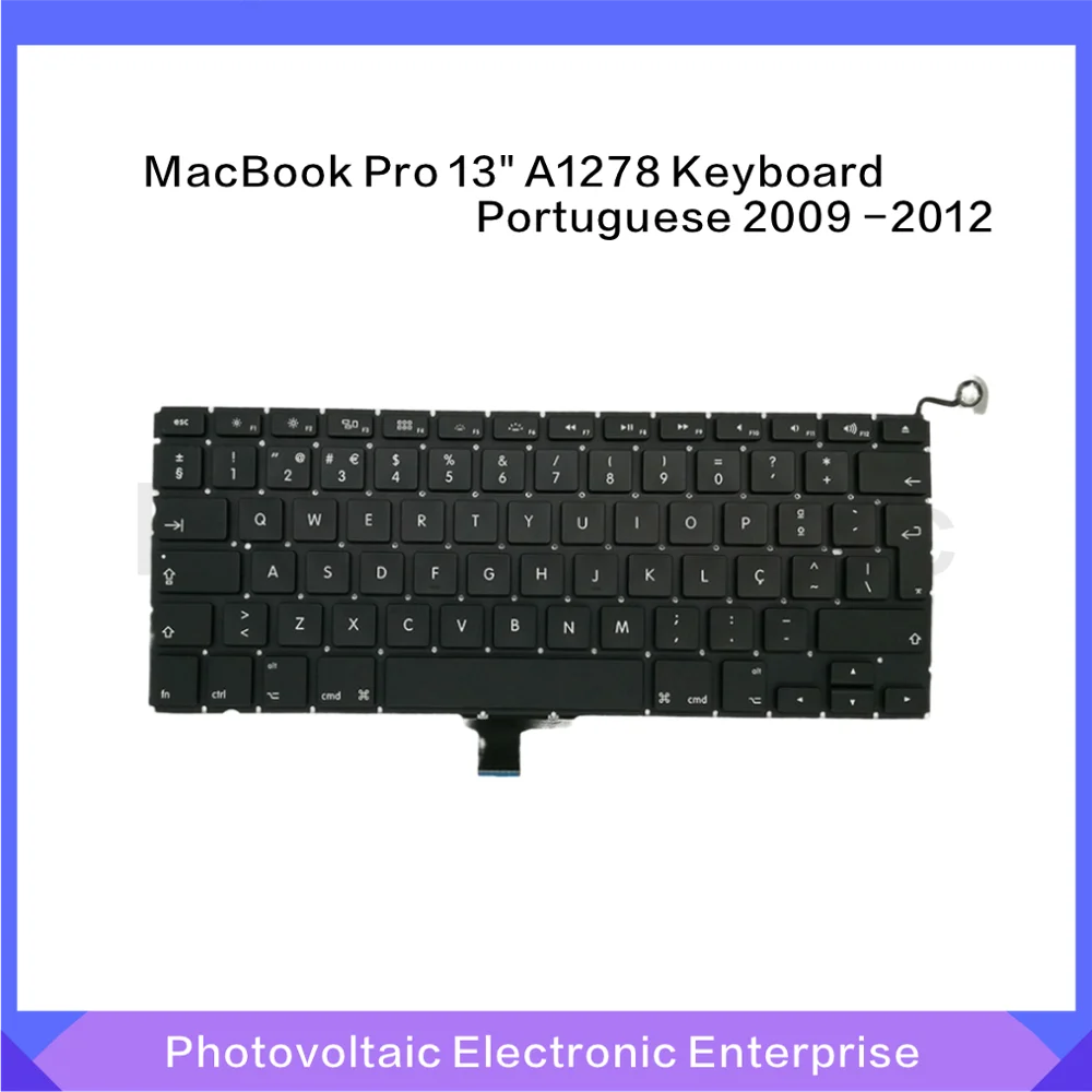 Новая A1278 португальский клавиатура для MacBook Pro 13 &quotA1278 ноутбук Португалия PT замена