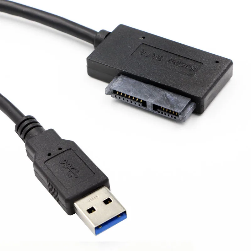 Профессиональный USB 3 0 до 7 + 6 13Pin SATA кабель с индикатором для ноутбука DVD/CD-ROM HDD Caddy