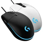 Игровая оптическая мышь Logitech G102 IC progy, 8000 точекдюйм, 16,8 м, цветная светодиодная Настройка, 6 кнопок, международная версия