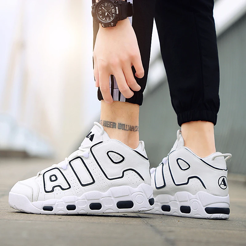 Мужские баскетбольные кроссовки Uptempo QS спортивные в Chicago Scottie Pippen размеры 38-44