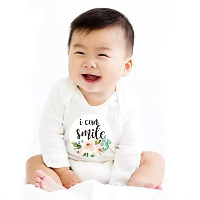 

12 Pack Baby Monthly Stickers and Milestone Stickers Neutral Baby's First Year Month