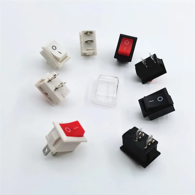 5 шт. KCD1 2PIin лодка автомобиля кулисный переключатель 6A/10A 250V/125VAC кнопочный переключатель