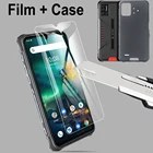 Мягкий чехол для UMIDIGI BISON 6,3 дюйма 2.5D, закаленное стекло, Защита экрана для UMIDIGI BISON
