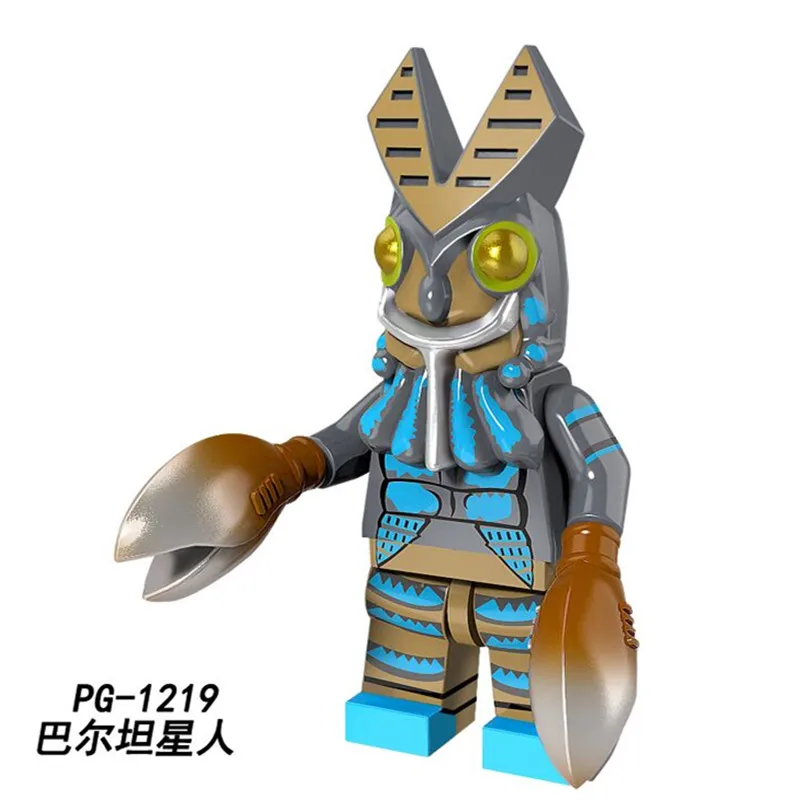 PG1219 Without Box Одиночная строительные блоки Ultraman Diga Altman Baltan Star Explosion пламя ткань фигурки для детей Коллекция игрушки PG8247 - Цвет: PG1219 Without Box