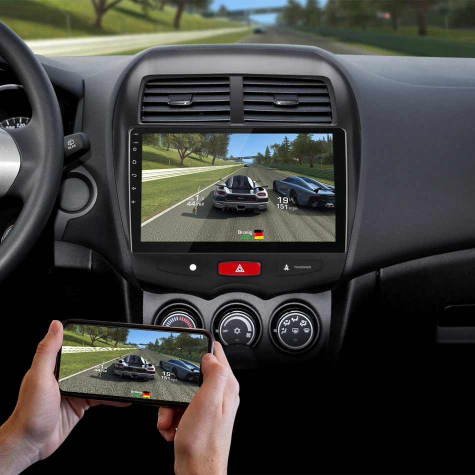 2G+ 32G Android автомобильный радио мультимедиа Navi плеер 2 din dvd для Mitsubishi ASX 2010- CITROEN C4 peugeot 4008 gps навигация