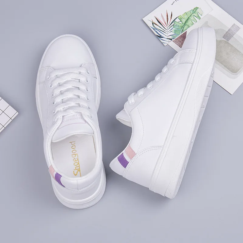 

2019 Fashion New Pink White Platform Sneakers Chunky Shoes Woman Casual Shoes Ladie Trainers Trampki Ladies Zapatillas Mujer