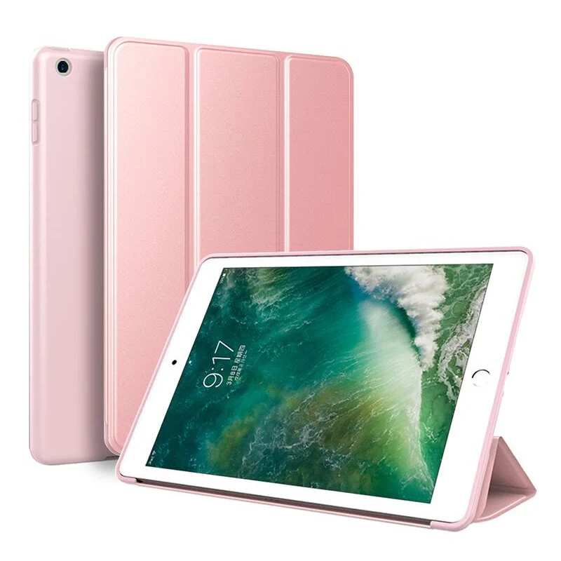 Rose Gold Для iPad 5th/6th Магнитный умный чехол для iPad 9,7 Защитный Тонкий чехол-подставка для iPad Air/Air 2 чехол для планшета Funda - Цвет: Rose Gold