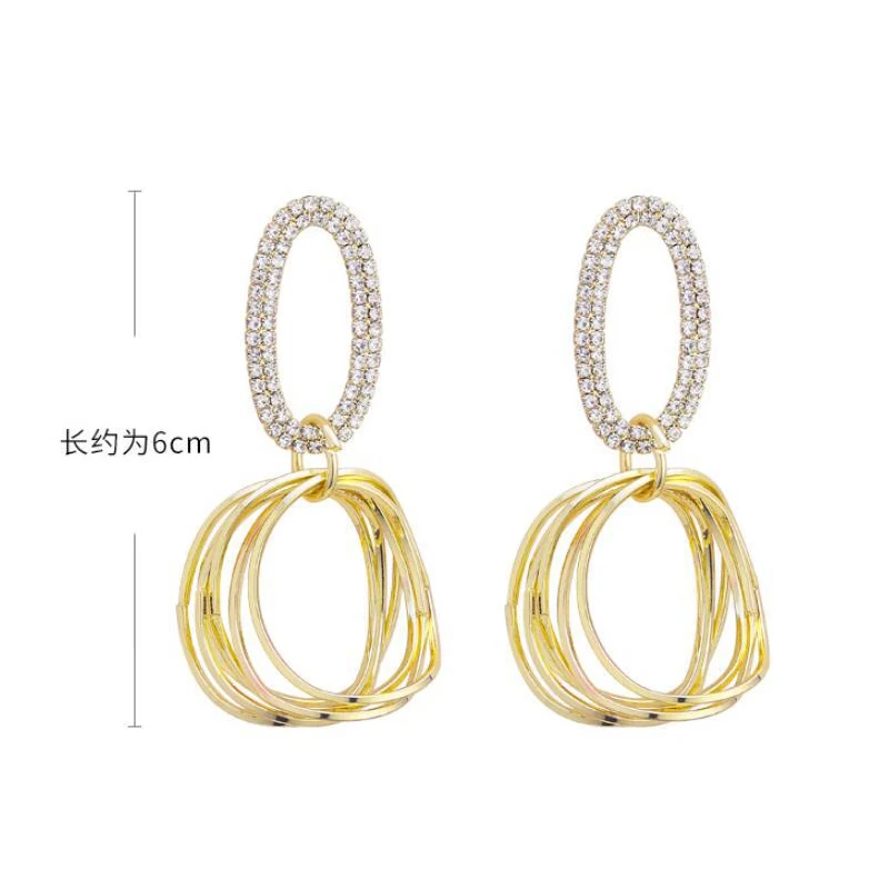 

New 2021Punk Style Red Heart Drop Earrings For Women Dripping Oil Abstract Hollow Statement Metal Fashion Dangle Earing Jewelry