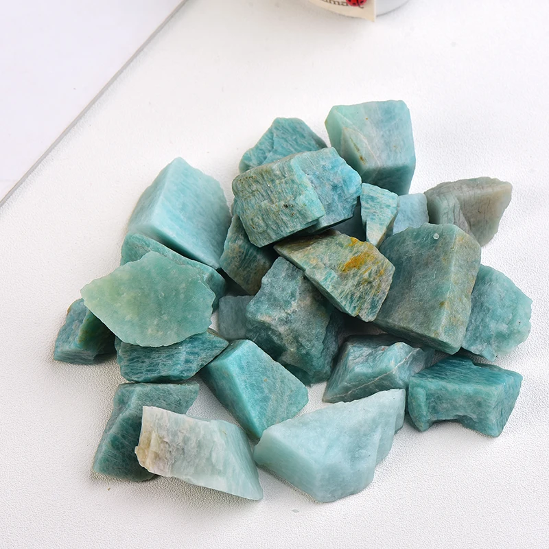 

50g Natural Stones Amazonite 10-30mm Crystal Gravel Specimen Repair Rock Mineral Healing Stone Gift Jewelry Accessory Home Decor