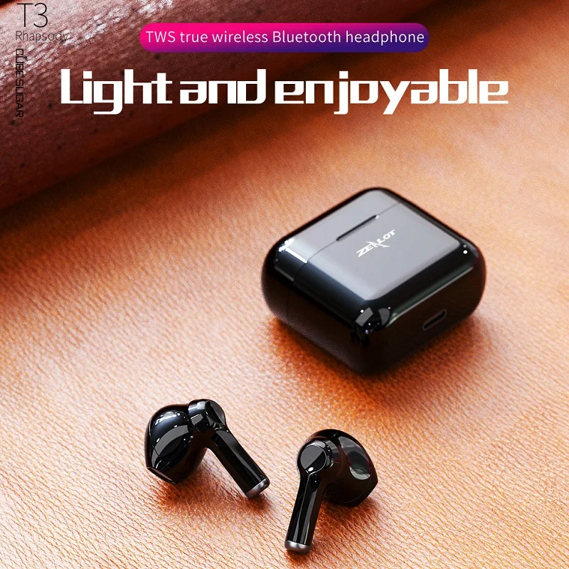 

ZEALOT T3 TWS Wireless Bluetooth Earphone bluetooth 5.0 touch control Earbuds with Microphone Headset For Smart Phone