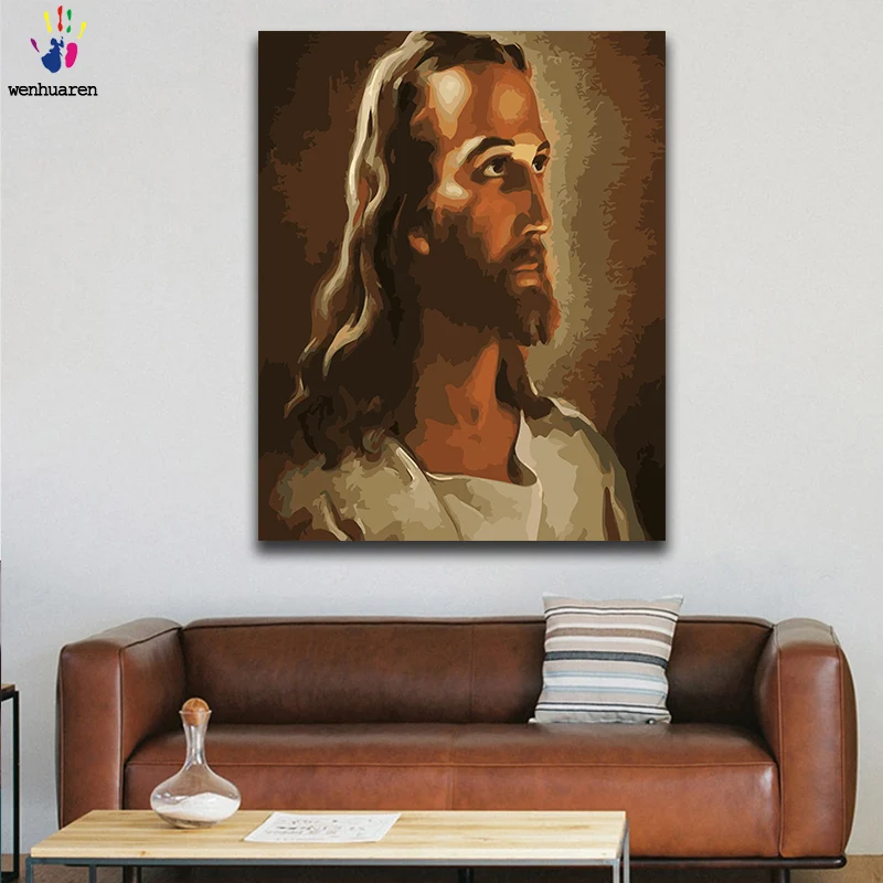 Diy краски по номерам картина живопись с комплектами человек произведение