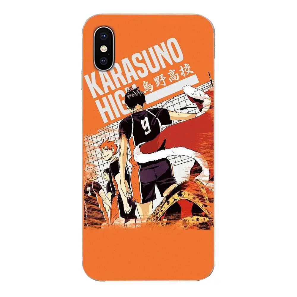 New Volleyball Anime Haikyuu Silicone Phone Cover Bag For Samsung Galaxy A51 A71 A81 A90 5G A91 A01 S11 S11E S20 Plus Ultra | Мобильные