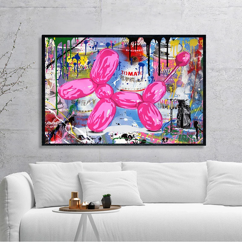 

Холст, граффити, живопись, настенные картины, Мультяшные принты и плакаты, Современный домашний декор для гостиной, без рамки