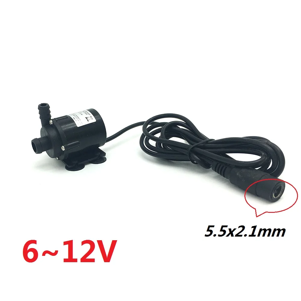DC 6~ 12V 280L/H микро аквариумный погружной водяной насос, мини-насос для аквариума 1,5~ 4 W, Максимальный подъем 2,2 M - Напряжение: 12V Type