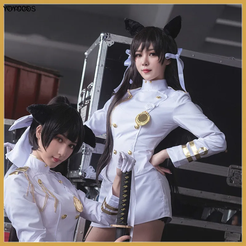 

YOYOCOS Game Cosplay Azur Lane IJN Atago Cosplay Costume Women White Suits Halloween costumes Girl's Uniform Carnival Wholesale