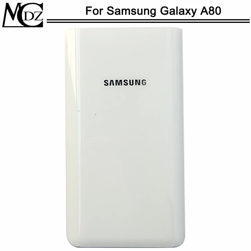 A80 для телефона samsung Galaxy A80 крышка батареи задняя крышка задняя дверь корпус - Цвет: Белый