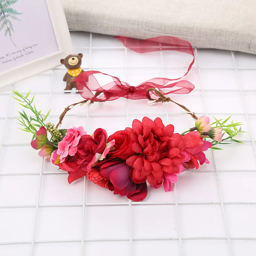 

Элегантный головной убор для невесты и подружки невесты, реквизит для путешествий, богиня Афин, украшение Ангел Sen, искусственная Цветочная ...