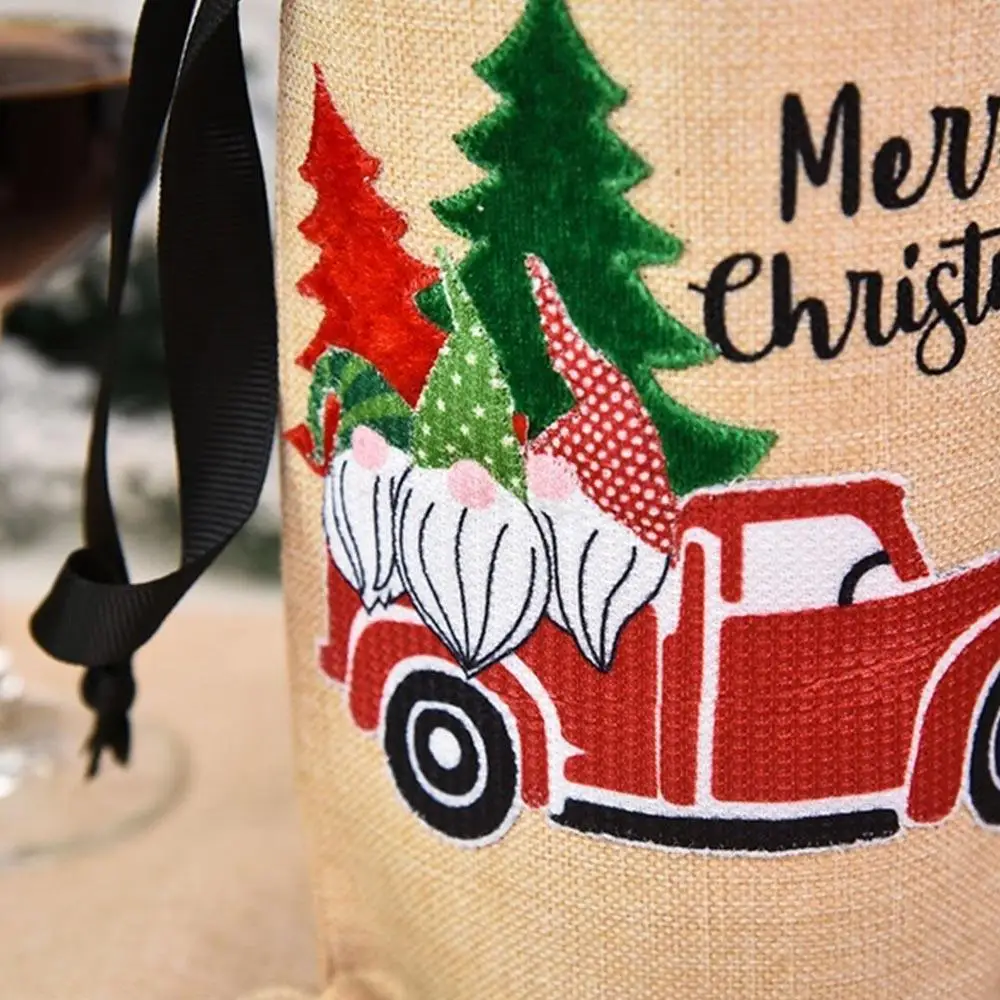 Костюм красного вина модный Рождественский Декор изысканный узор праздничная