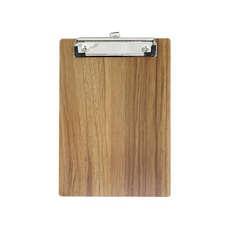 

2021 New Portable A4 A5 Wooden Writing Clipboard File Hardboard Office School Stationery