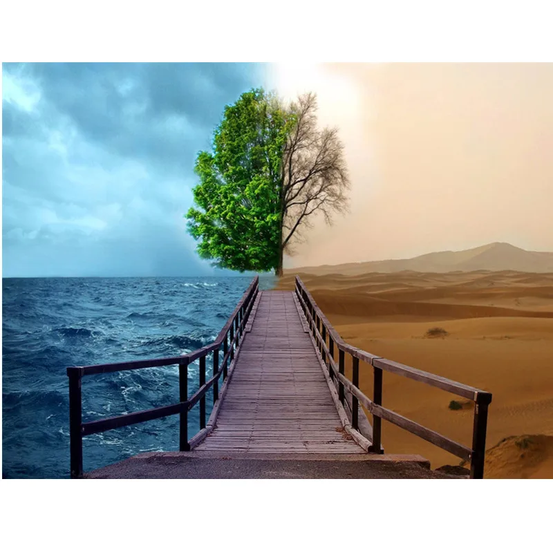 5D алмазная живопись сделай сам четыре сезона деревья пейзаж вышивка крестиком