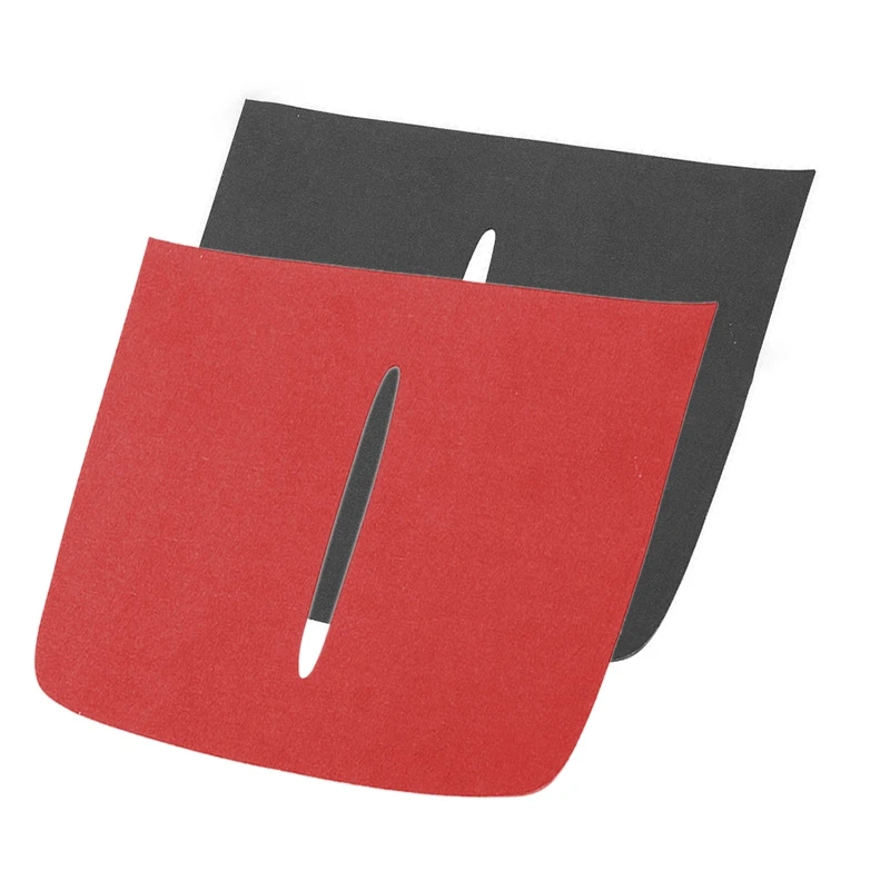 

Suede Leather Car Interior Modification Center Cup Holder Console Panel for 2021 Tesla Model 3 Y Storage Box Panel