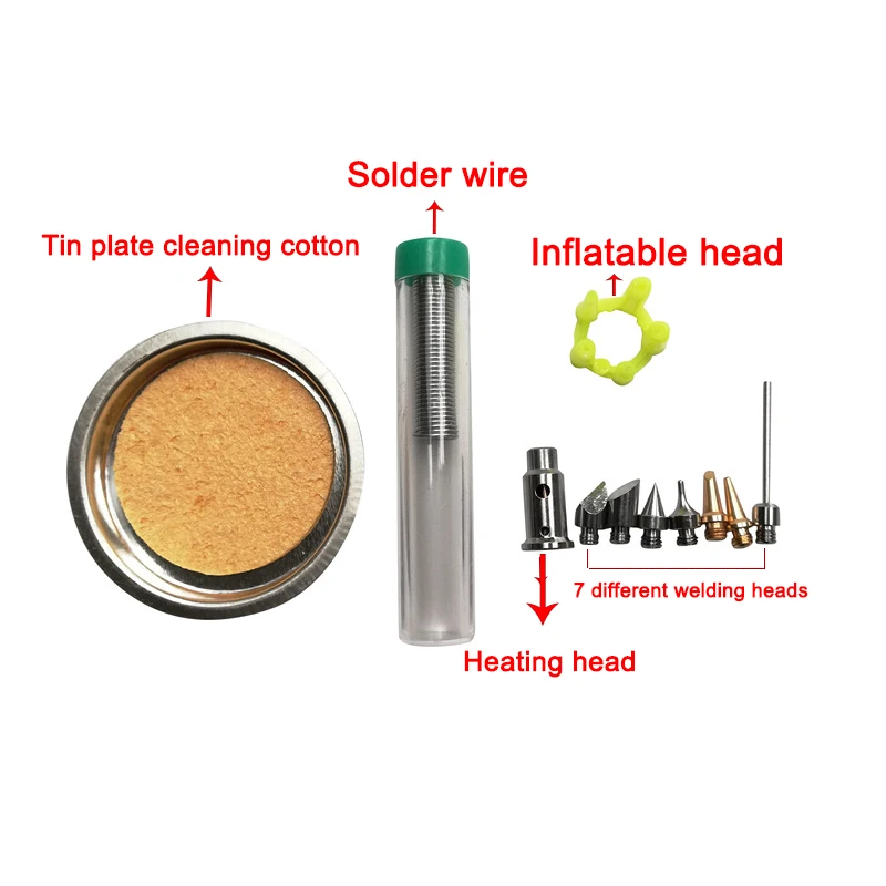 Self-Ignition 12-in-1 Gas Soldering Iron Cordless Welding Torch Kit Tool HS-1115K Adjustable Ignition Butane | Инструменты