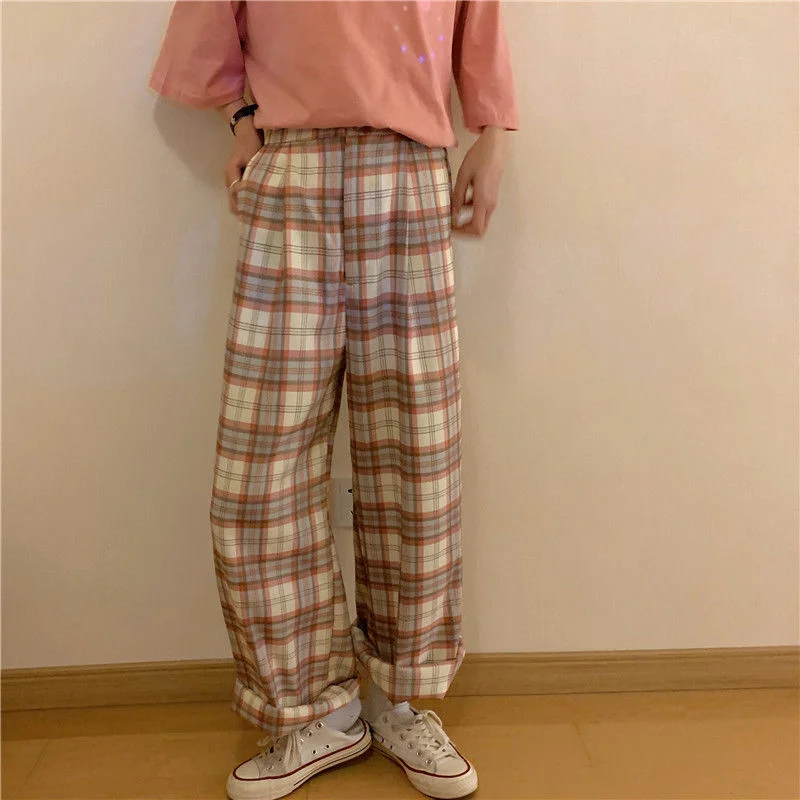 

Women Trousers Pant Aesthetic Female Sweatpants Pants Lady Bottoms clothes vintage jogger Elastic High Waist Y2K Pants E Girl