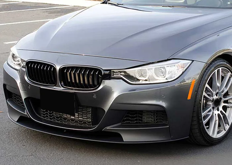Фасонный спойлер для переднего бампера из полипропилена BMW 3 серии F30 320